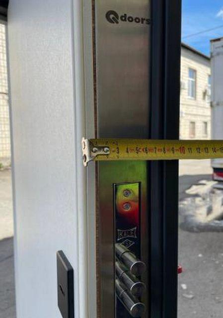 Вхідні двері Qdoors Стріт Бонд вуличні 850х2040 мм Темне дерево (51959) - фото 3