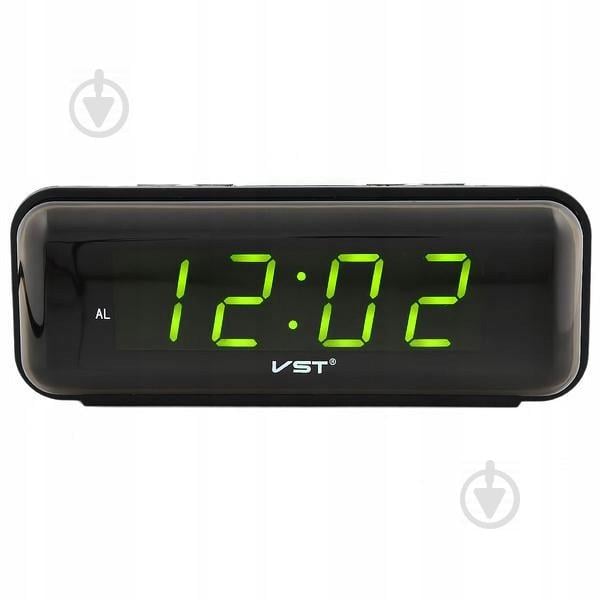 Настольные электронные часы VST-738/1233 Черные