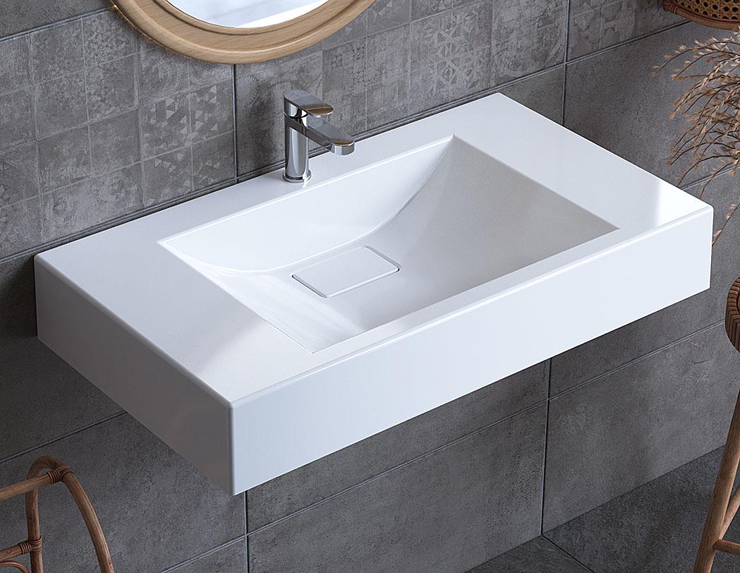 Умивальник підвісний Status Spring 80 White (703)