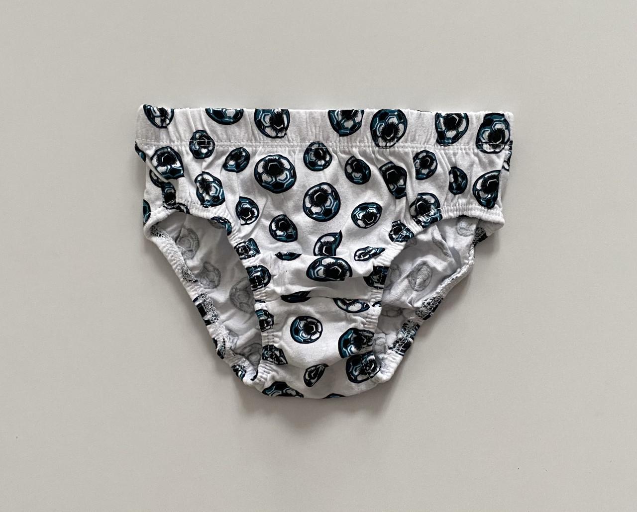 Труси-плавки на хлопчика з принтом м'ячиків Primark 110 см на 4-5 років Білий (2614468390)