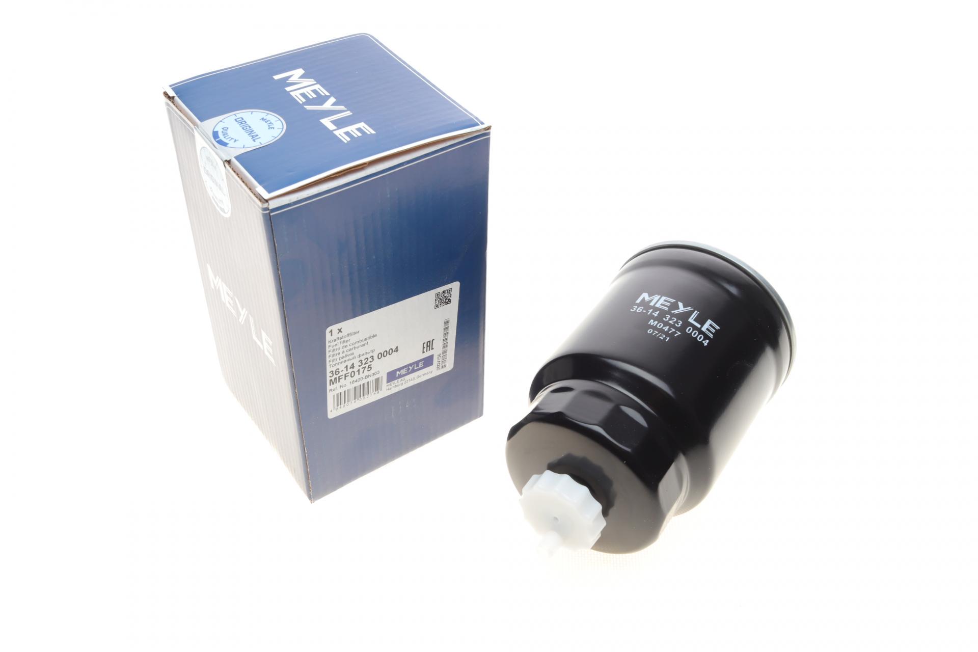 Фільтр паливний Meyle для Nissan Almera 2,2 Di 00-/Primera 2,2Di/dCi 03-/Pathfinder/Navara 2,5dCi 05- (36-14 323 0004)