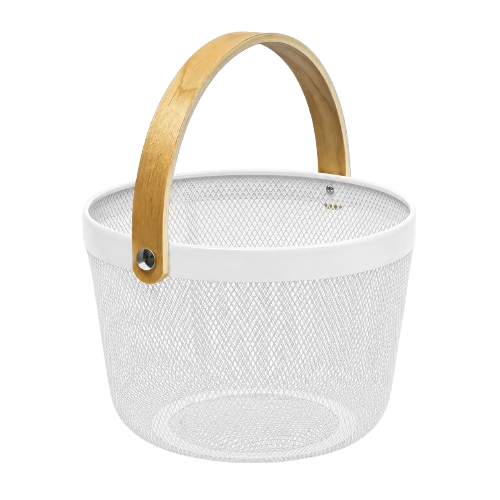 Корзина с ручками Stenson R92044 25,5 см White (34965021)
