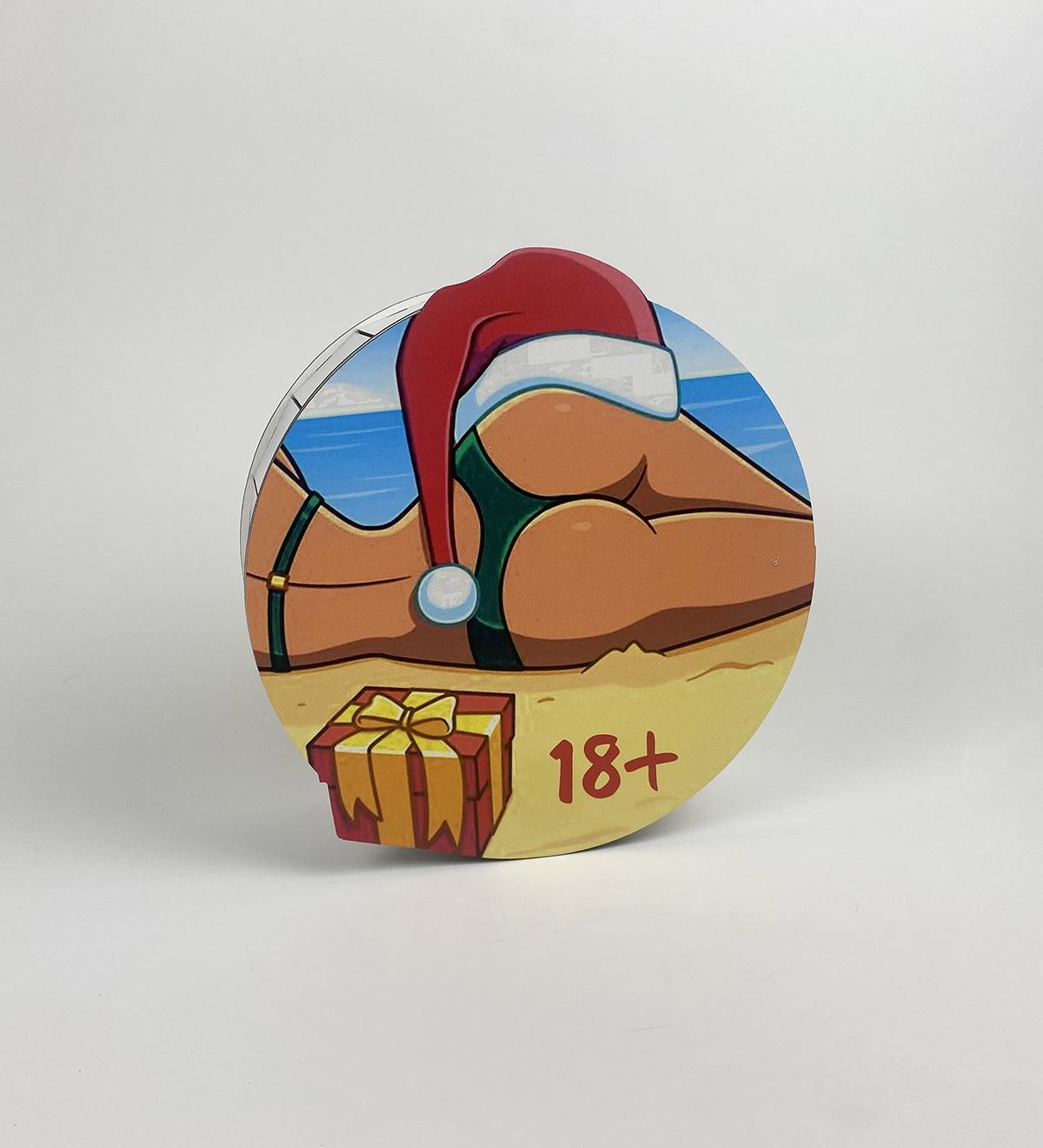 Коробочка кругла "+18" (5689)