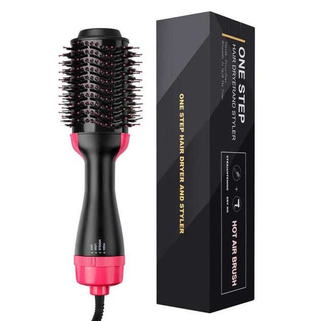 Фен-щетка для волос One Step 3в1 1000 Вт Черный (wh026) - фото 2 Фен-щетка для волос One Step 3в1 1000 Вт Черный (wh026) - фото 2