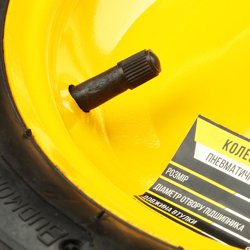 Колесо пневмо 3,5х8, o/d 20 на тачку Budmonster 01-003/01-008 01-032 (56760) - фото 5
