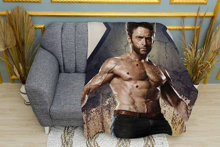 Плед Strong Wolverine Poster плюш однослойный 150х210 см (113776-1)