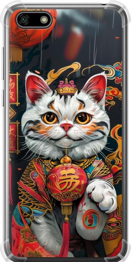 Чехол на Huawei Y5 2018 China Cat v2 (6135sp-1500-42517) Чехол на Huawei Y5 2018 China Cat v2 (6135sp-1500-42517)