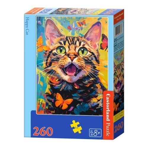 Пазлы Castorland 260 Счастливый кот (3070941710)
