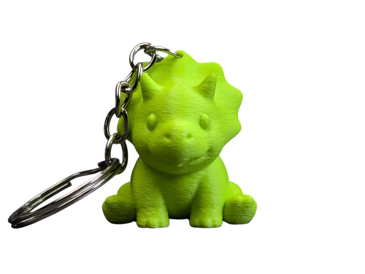 Брелок Cute Mini Triceratops Keychain 3D-печать 3 см