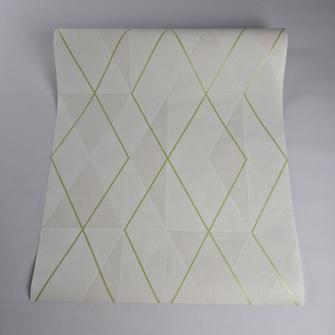 Шпалери вінілові на флізеліні для спальні/дитячої/вітальні Marburg 81972 з смугами 0,53х10,05 м Молочно-бежевий/Салатовий (2785922802) - фото 4 Шпалери вінілові на флізеліні для спальні/дитячої/вітальні Marburg 81972 з смугами 0,53х10,05 м Молочно-бежевий/Салатовий (2785922802) - фото 4