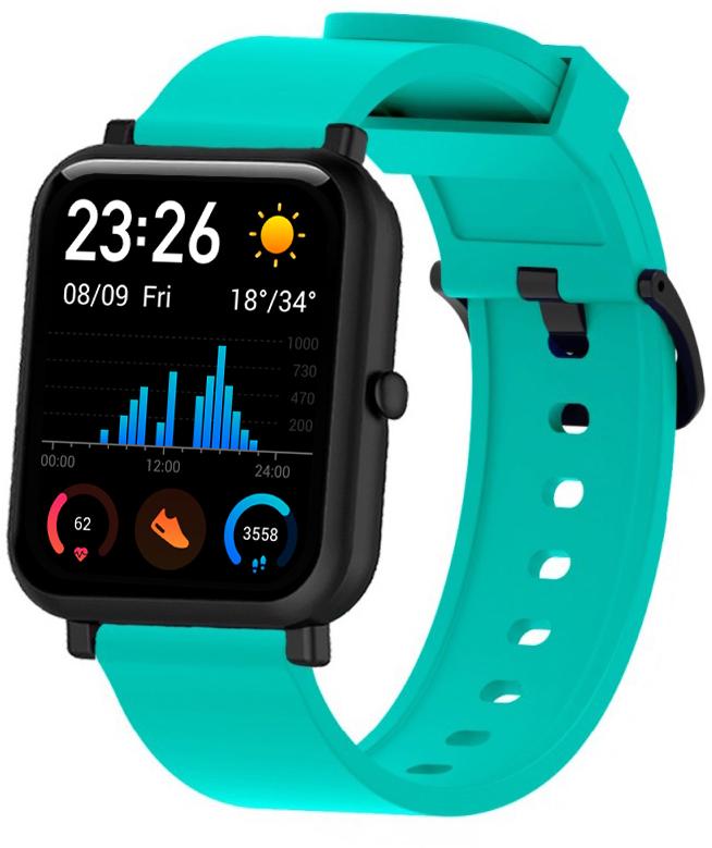 Ремінець силіконовий Like для Amazfit GTS Turquoise (13176-32)