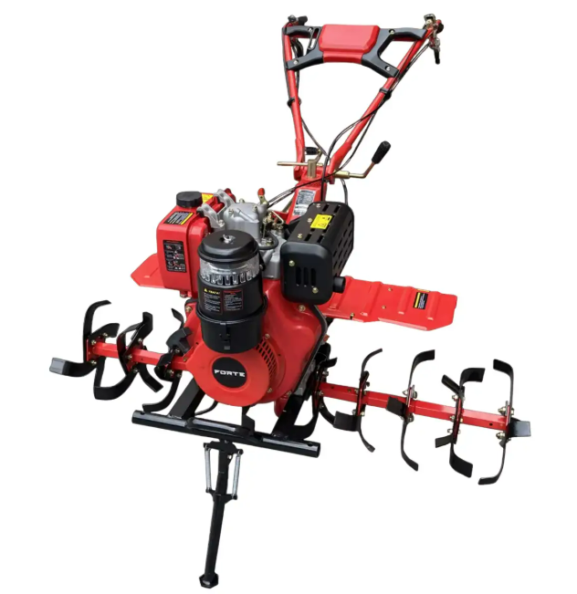 Мотоблок дизельный Forte 1350Е-3 колеса 12