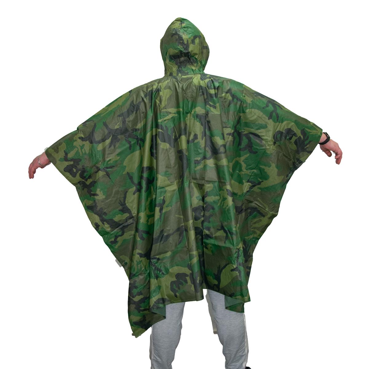 Плащ-палатка с капюшоном от дождя 3в1 Камуфляж (1010831-Other)