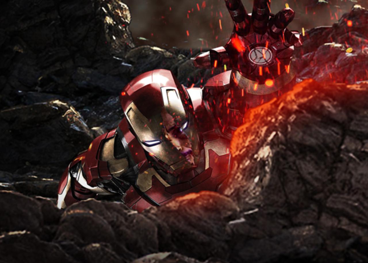 Картина постер Gee! Iron Man Железный Человек фан 60х40 см IM.09.173