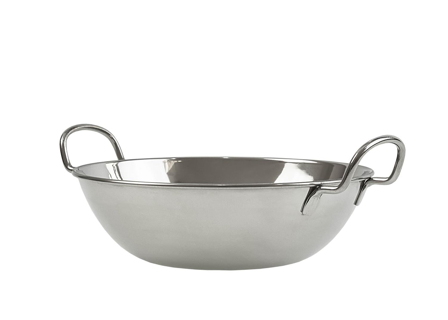 Миска круглая One Chef из нержавеющей стали с ручками 1,7 л d 22 h 6,5 (52236)