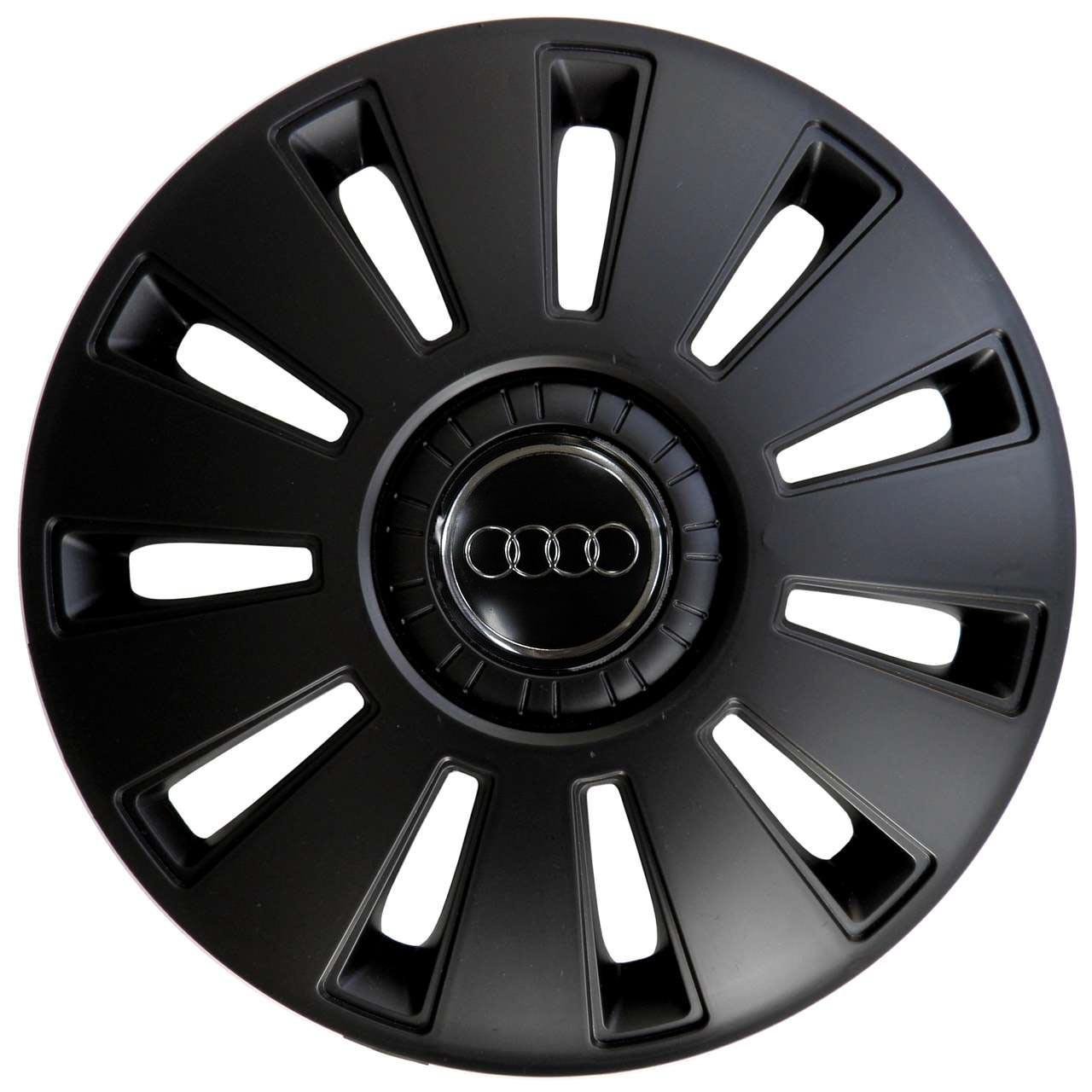 Колпаки колесные R15 AUDI 4 шт. Черный (R15AUDI-ch)