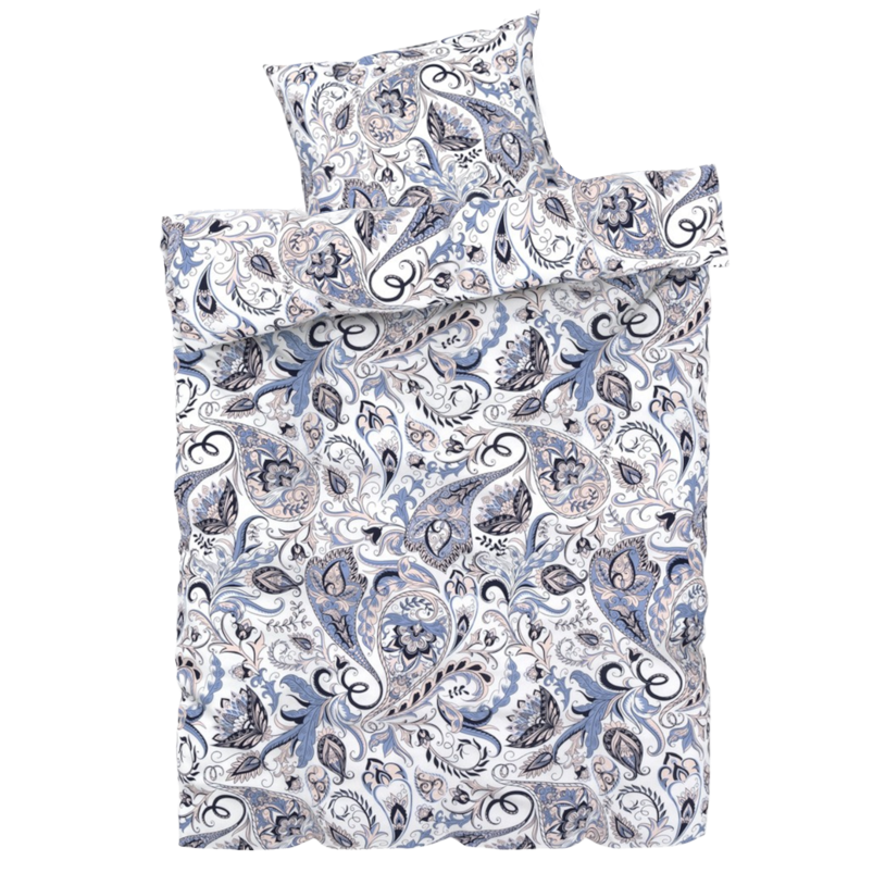 Комплект постельного белья RIAS SB-140 сатиновый с орнаментом 140x200 см White/Blue/Pink (3_07291) Комплект постельного белья RIAS SB-140 сатиновый с орнаментом 140x200 см White/Blue/Pink (3_07291)