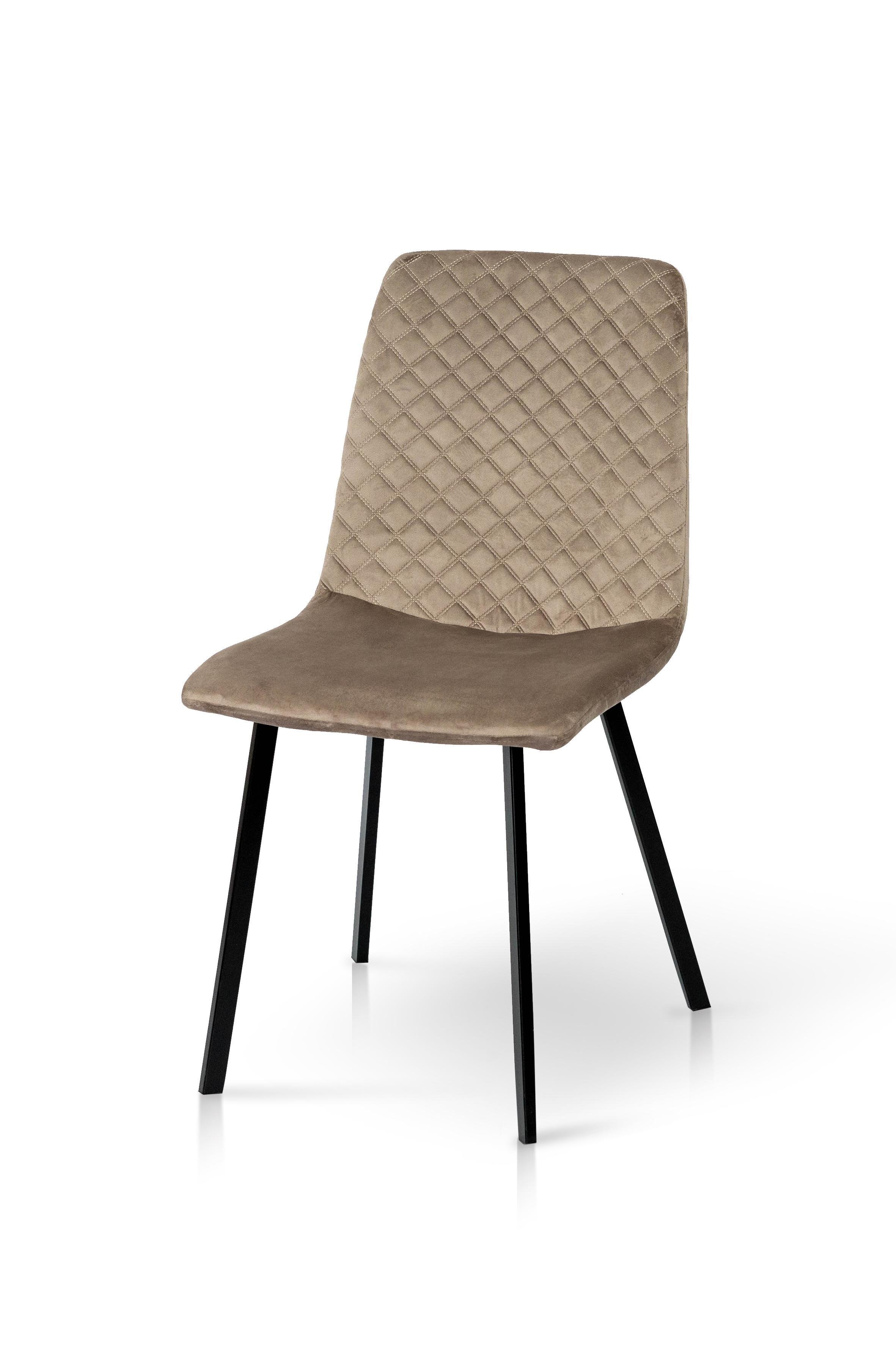 Стілець для кухні та вітальні ГРЕЙС Некст 440х890х480 мм Чорний/Мокрий пісок (GAА0054774)