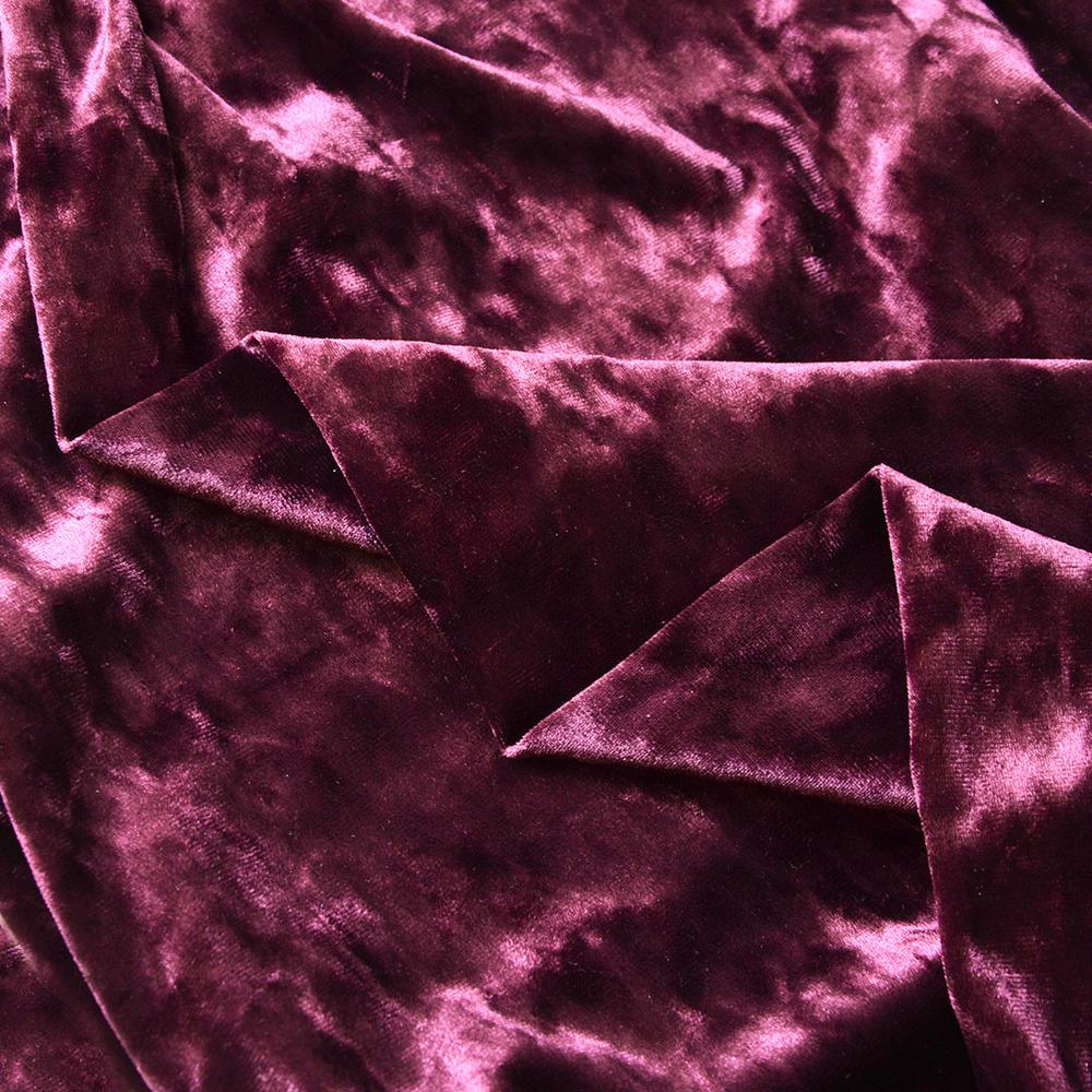 Ткань Бархат Li Фиолет (15320)