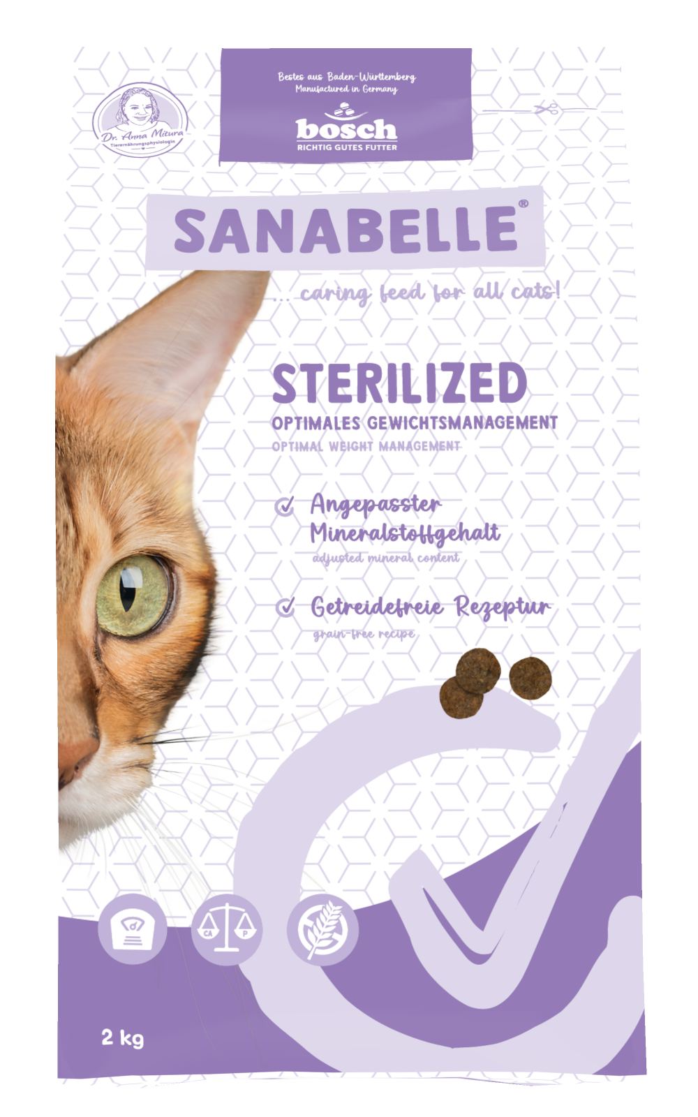 Сухой корм для кошек Bosch Sanabelle Sterilized 2 кг