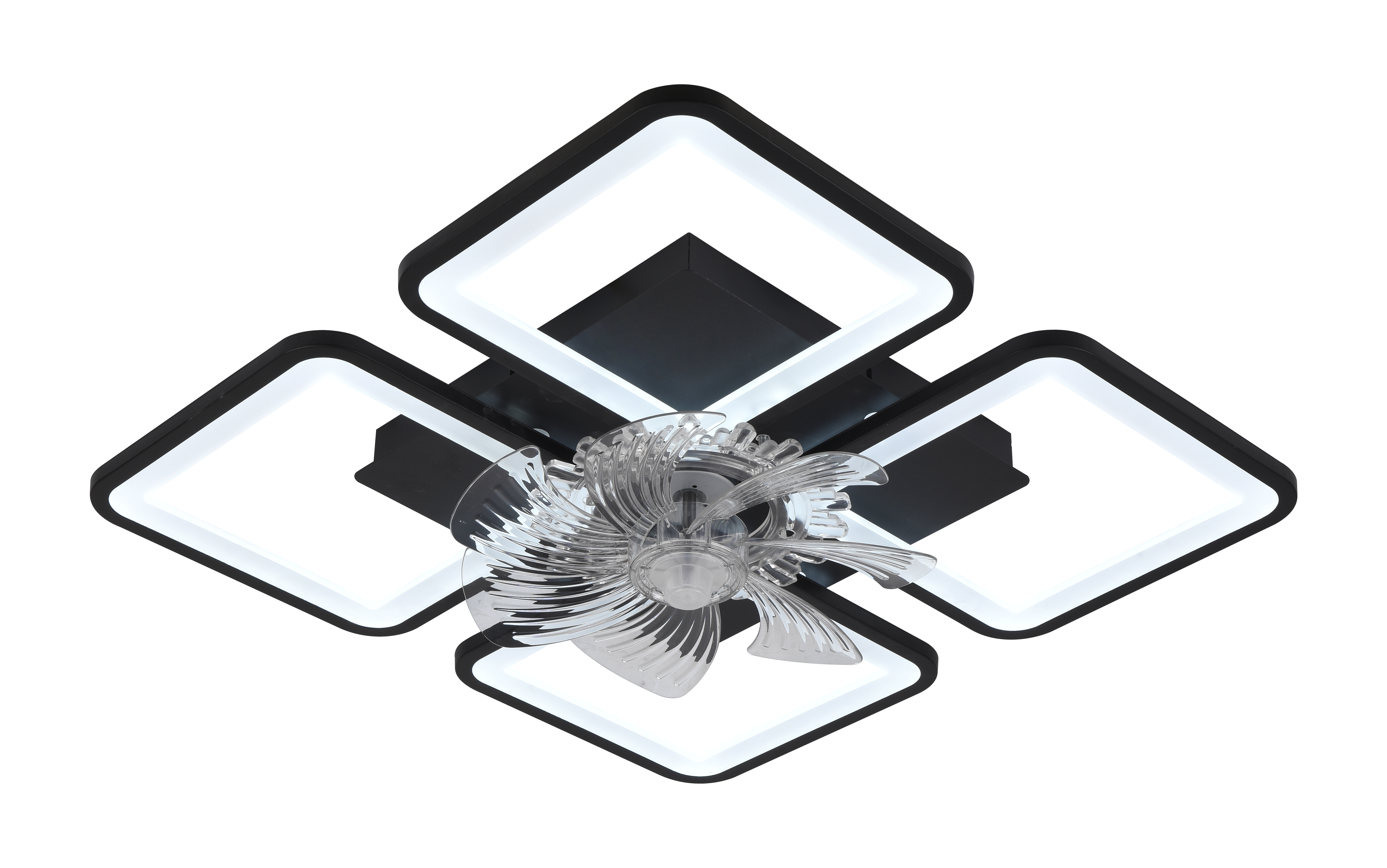 Світильник-вентилятор стельовий YZD5007-Fan Чорний