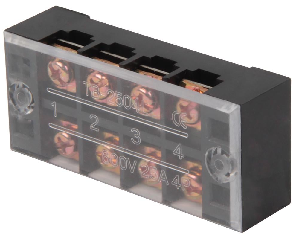 Колодка клеммная в корпусе E.NEXT e.tc.protect.25.4 4P 25A 600V (p056007)