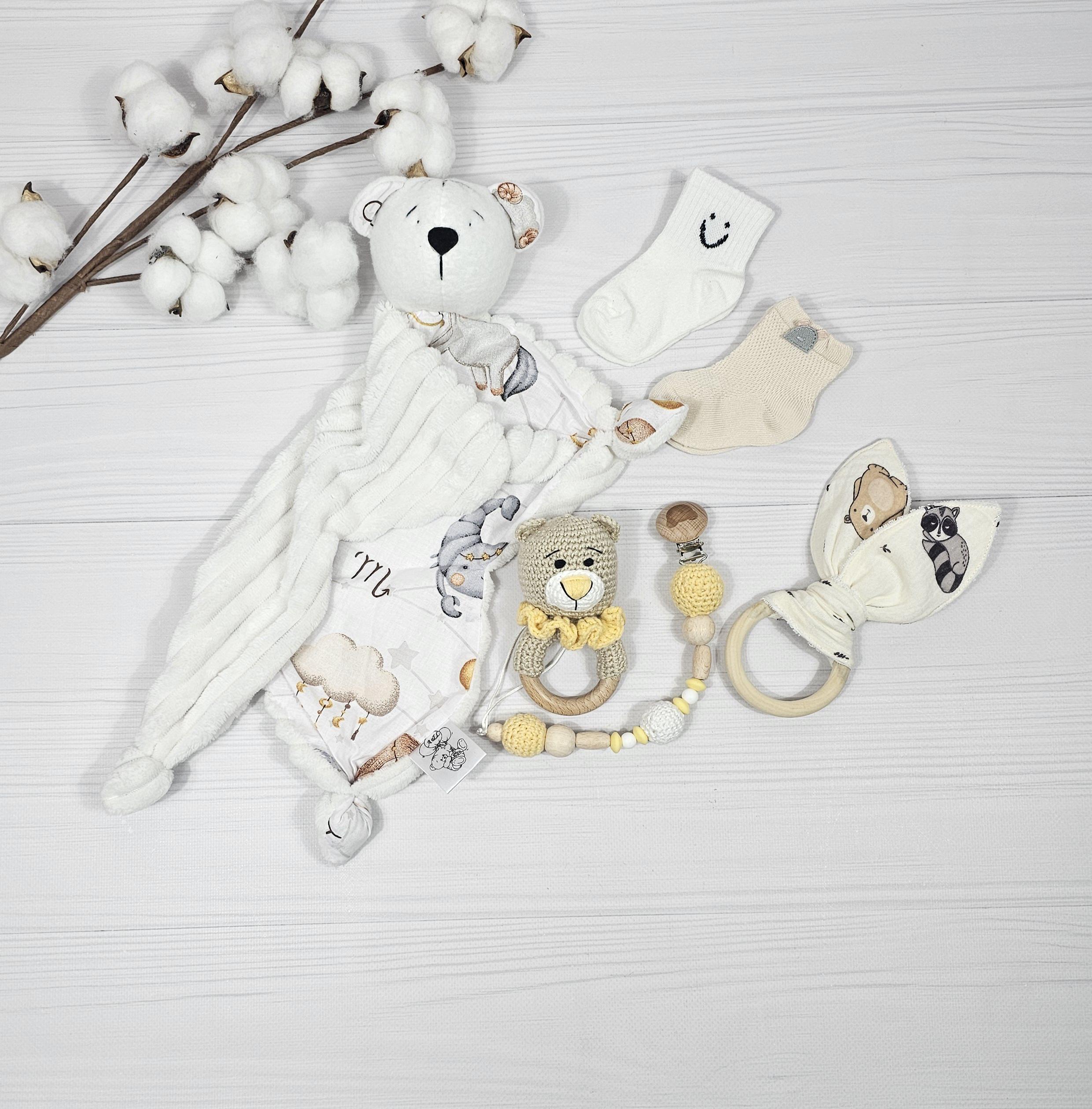 Букет для младенцев с непромокаючих пеленок Медвежата - фото 5