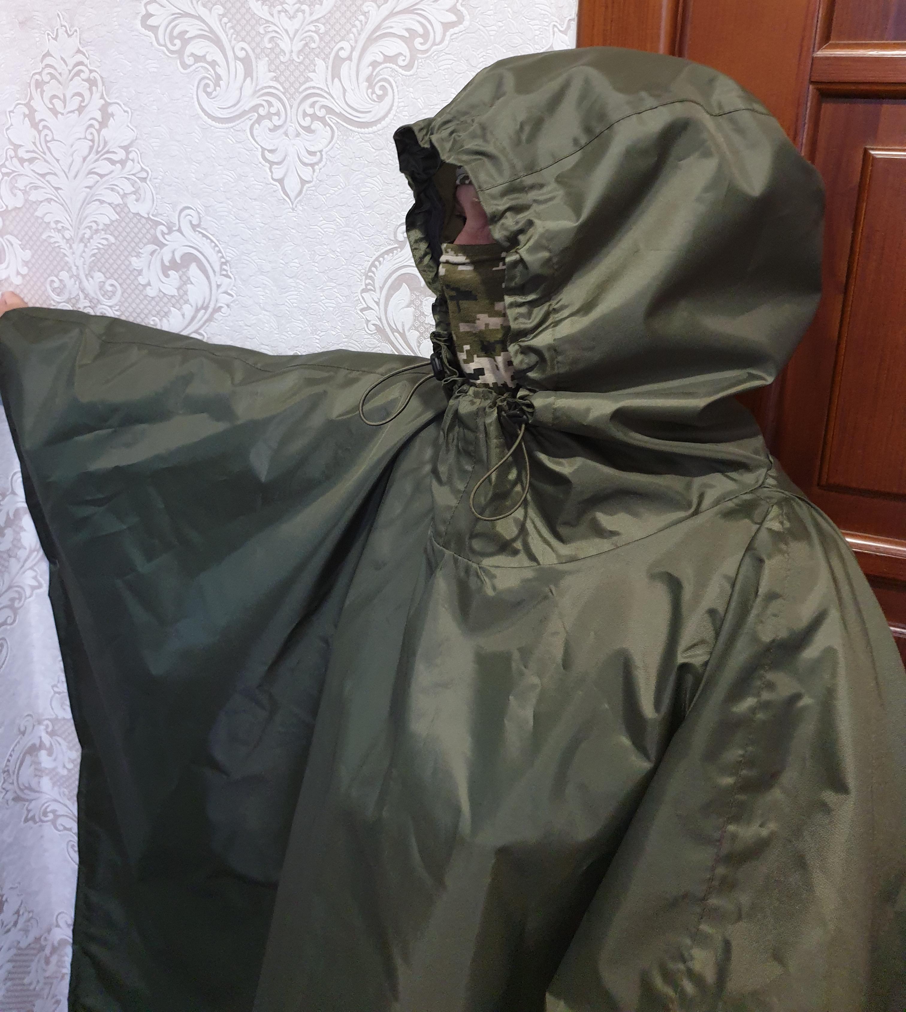 Пончо хакі (10) - фото 3 Пончо хакі (10) - фото 3