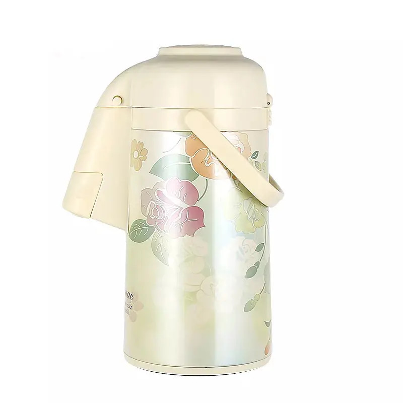 Термос с помпой Frico FRU-265-Creamy 3 л Кремовый (8-6-4589963)