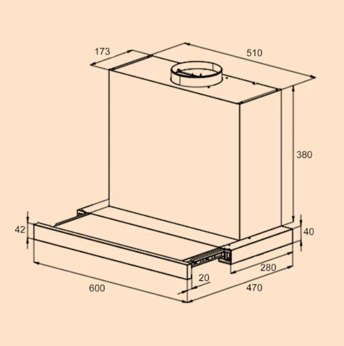 Вытяжка Klarstein Mariana Neo 60 с плоским экраном 640 м3/ч 60 см (10035925) - фото 2 Вытяжка Klarstein Mariana Neo 60 с плоским экраном 640 м3/ч 60 см (10035925) - фото 2