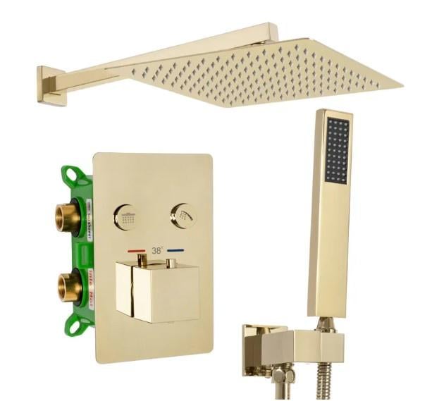 Душевой комплект Rea Fenix Davis Gold (REA-P6324)