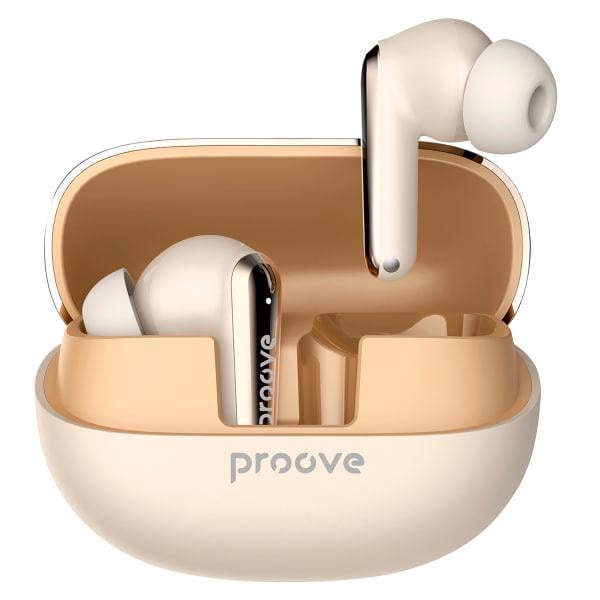 Наушники беспроводные Proove Blitz TWS с активным шумоподавлением ANC Beige (TWBL00010007)