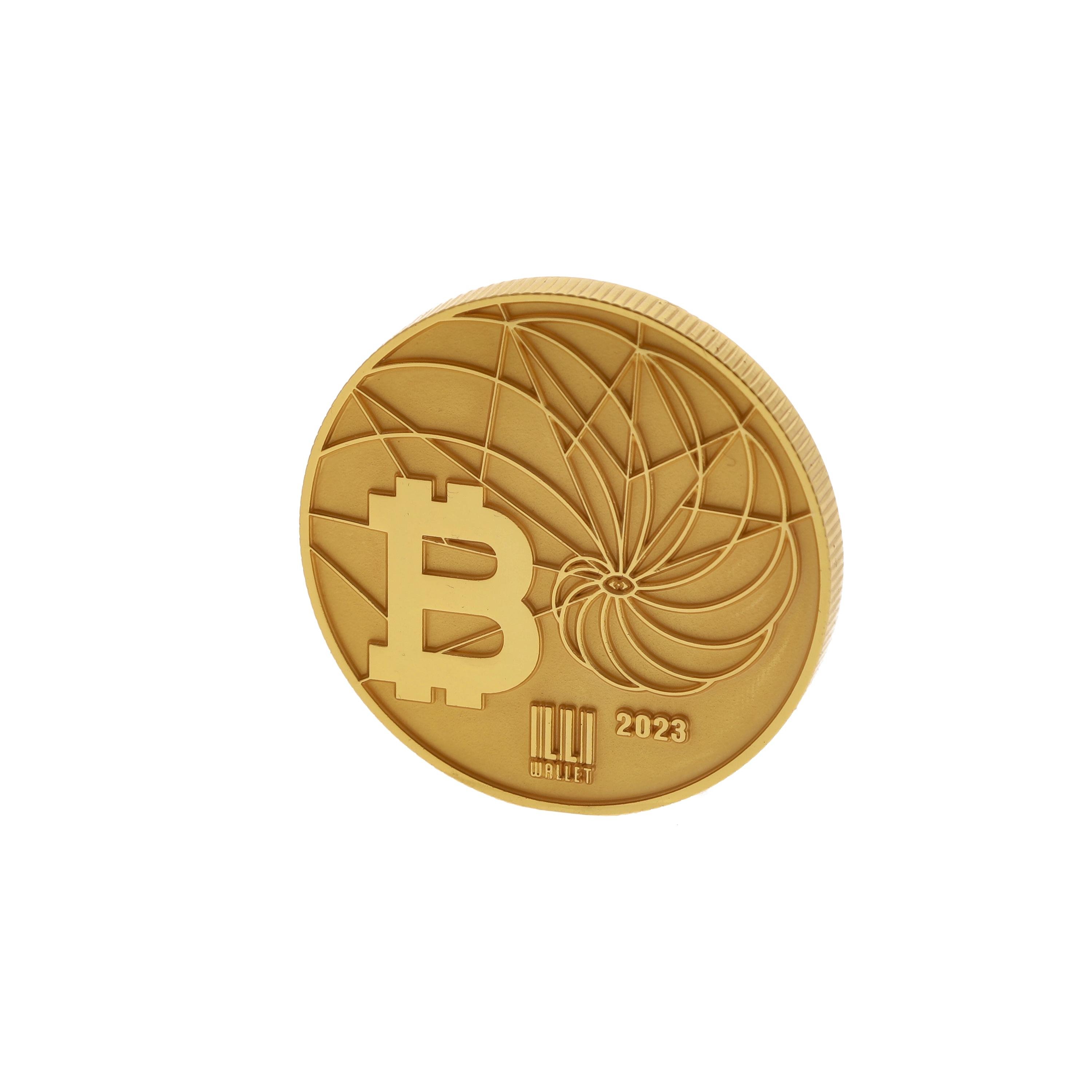 Гаманець крипто ILLI Wallet у вигляді монети металевий 40х4 мм (uaiicb23mv1) - фото 1 Гаманець крипто ILLI Wallet у вигляді монети металевий 40х4 мм (uaiicb23mv1) - фото 1