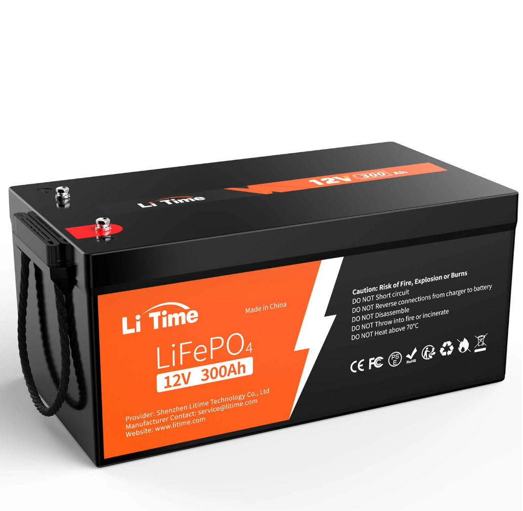 Акумулятор LiTime LiFePO4 12V300Ah BMS 200A