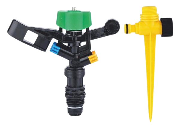 Дождеватель Presto-PS ороситель импульсный для огорода на 2 форсунки на блистере (5024)