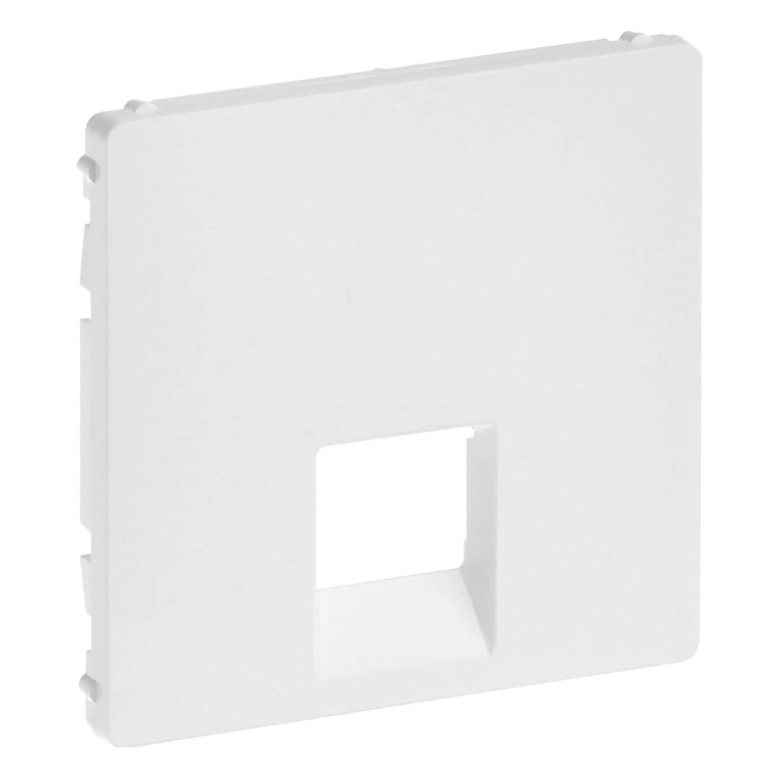 Панель лицевая розетки Legrand Valena Life RJ11/RJ45 50х50 мм Белый (755410)
