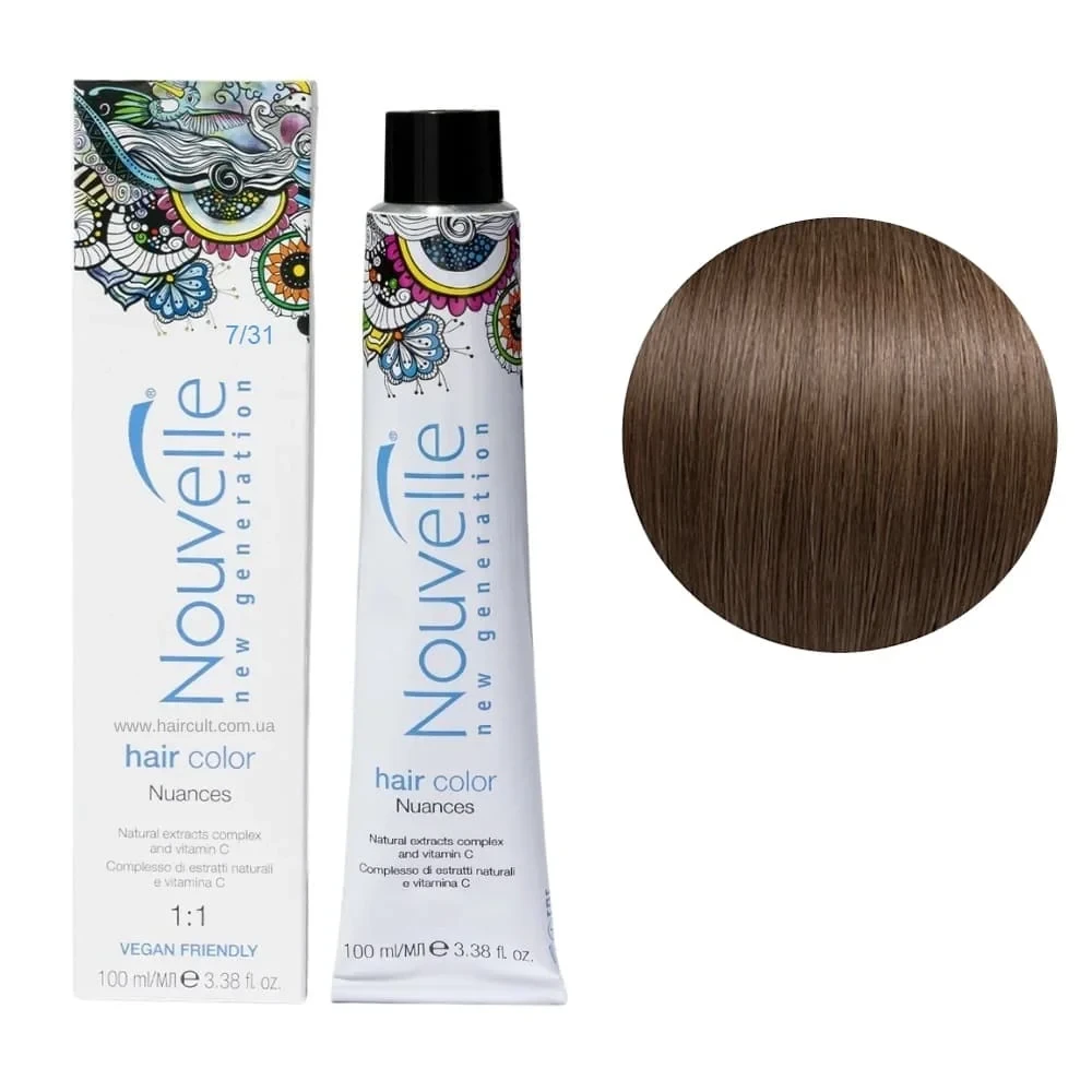 Краска для волос Nouvelle Hair Color 7/31 Капучино 100 мл