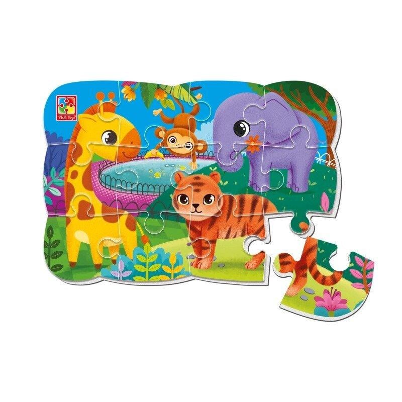 Гра розвиваюча Vladi Toys пазли м'які магнітні А5 Малюк зможе Зоопарк (VT3205-90)