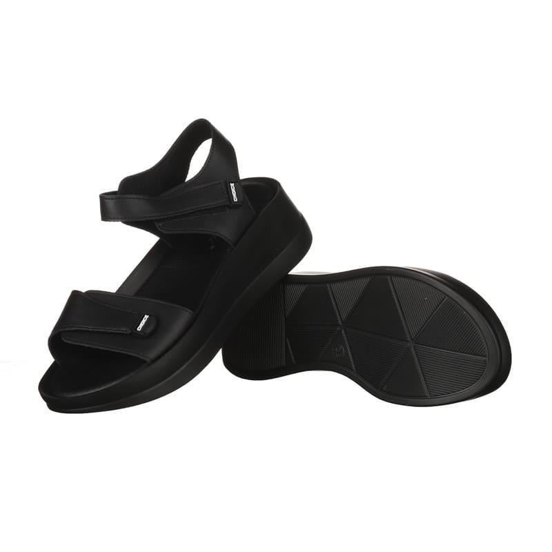 Босоножки женские Hengji G23-1 кожаные р. 41 Черный (30029) - фото 4 Босоножки женские Hengji G23-1 кожаные р. 41 Черный (30029) - фото 4