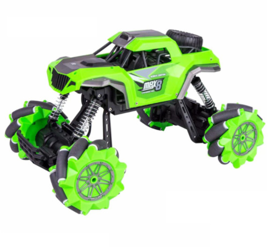 Іграшка на радіокеруванні RTR Climbing Rock Crawler дитячий трюкових джип 1:16 Зелений (SUN8334)