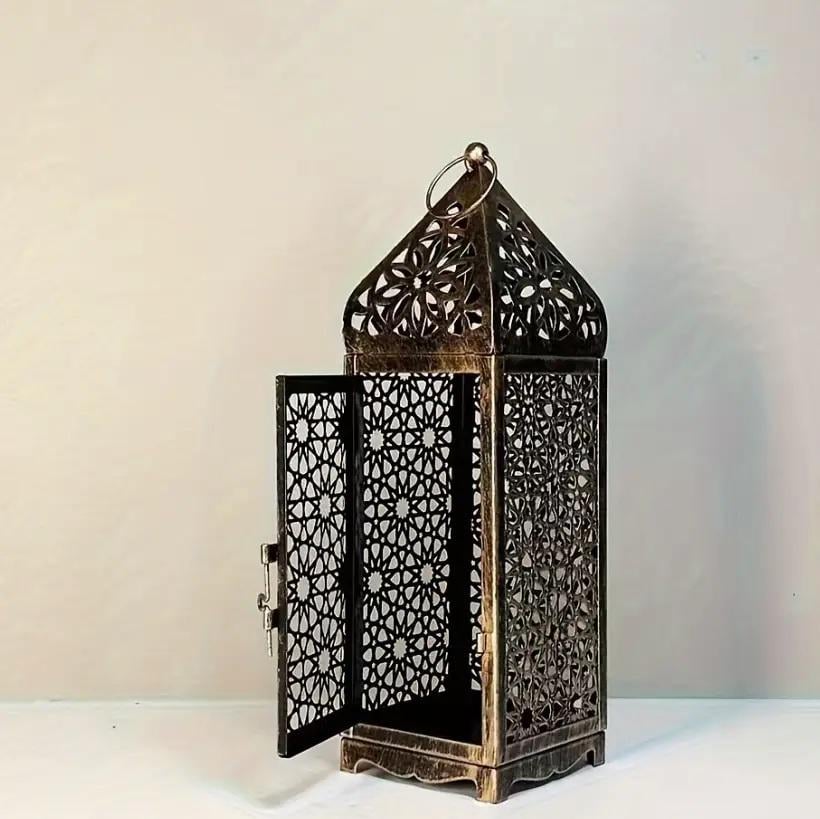 Подсвечник металлический декоративный 9,5х9,5х25 см