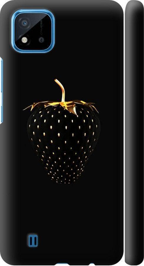 Чехол на Realme C20A Черная клубника (3585m-2416-42517)