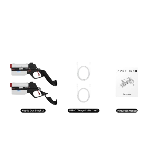 Тактильные аккумуляторные пистолеты с эффектами для Meta Quest 3/3S (ACS-TAPEMQ3) - фото 7 Тактильные аккумуляторные пистолеты с эффектами для Meta Quest 3/3S (ACS-TAPEMQ3) - фото 7