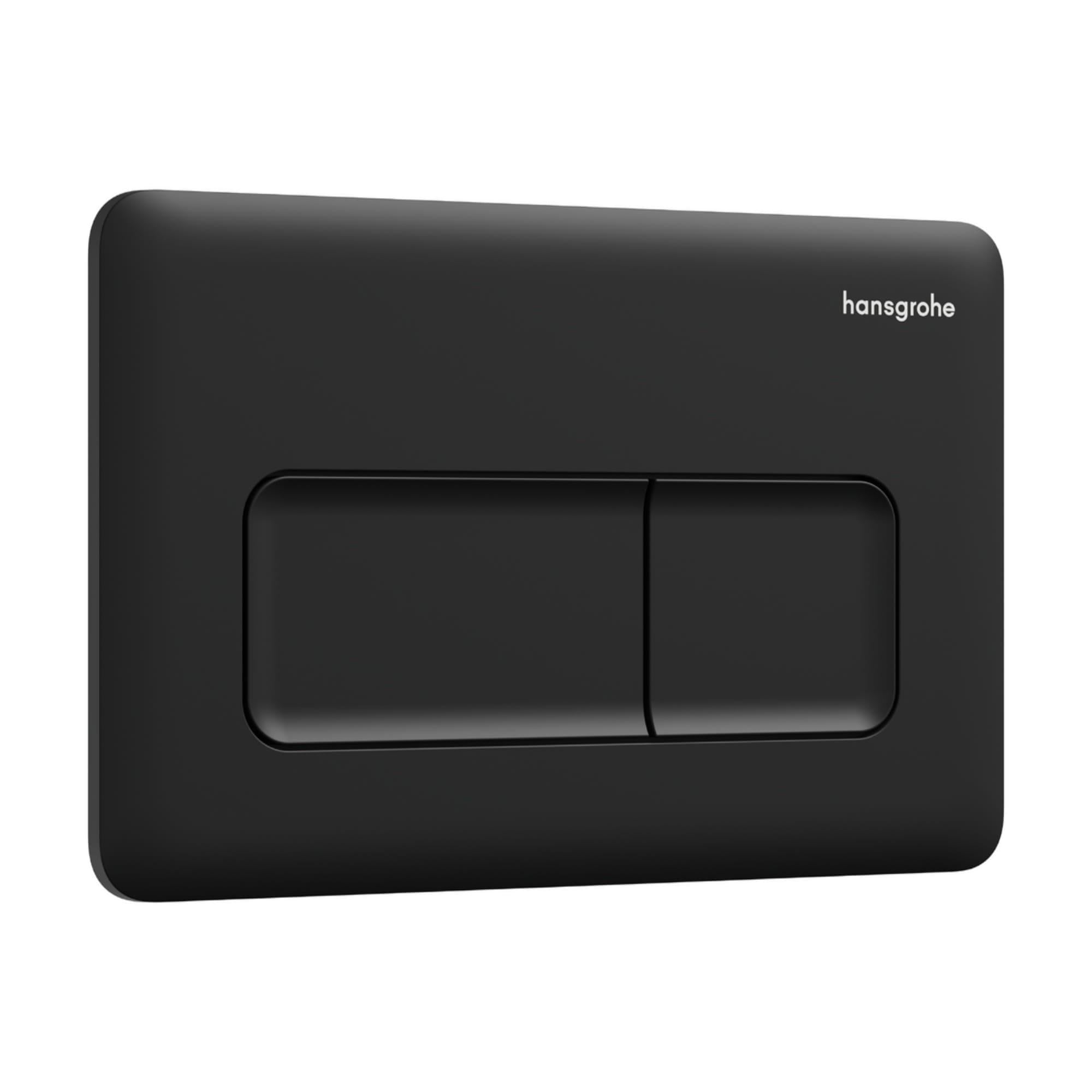 Кнопка для установки Hansgrohe iFrame Original Q прямоугольная Черный матовый (66001670)