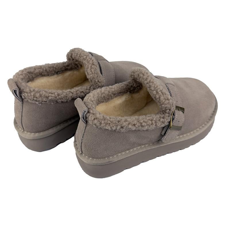 Угги женские короткие 50260-17 p. 37 23,5 см Бежевый - фото 4