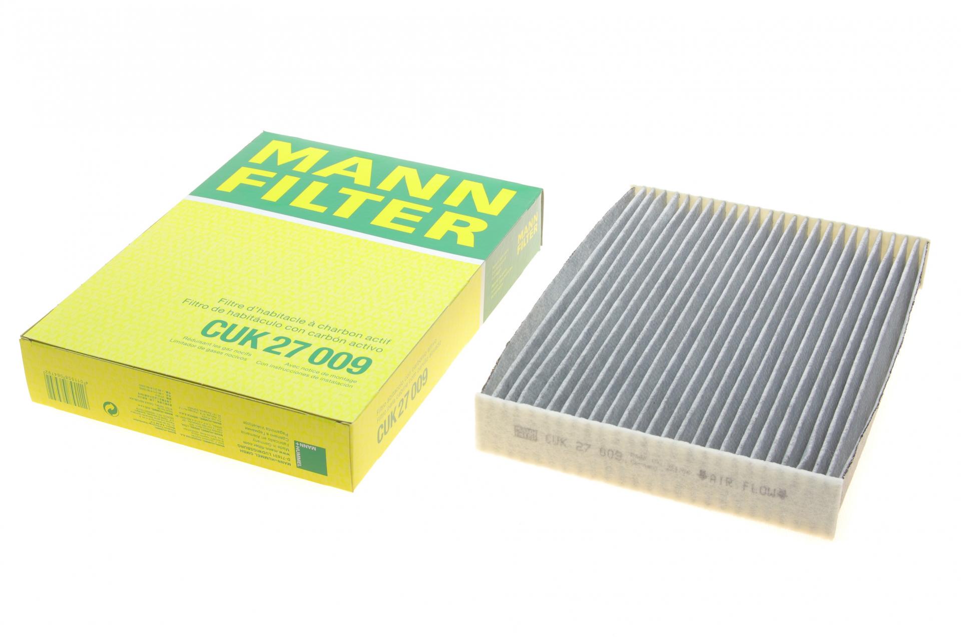 Фильтр салона Mann-Filter для Renault Trafic III 14- угольный (CUK 27 009)