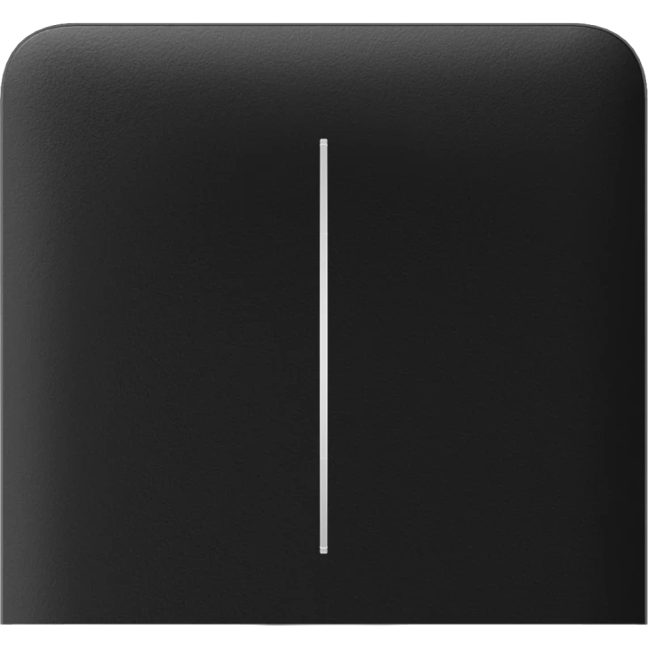 Кнопка бічна для двоклавішного вимикача Ajax SideButton 2-gang vertical Black (2890076078) Кнопка бічна для двоклавішного вимикача Ajax SideButton 2-gang vertical Black (2890076078)