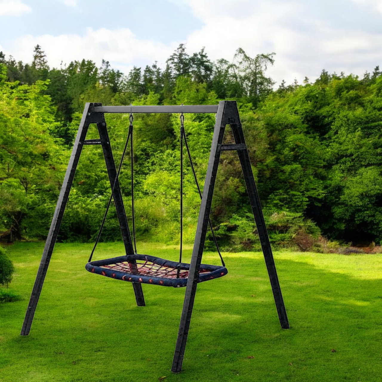 Гойдалка дитяча одномісна WCG Play Frame Гніздо лелека каркас 1 Elite 60х60 см (EPF-1-421-1) - фото 5 Гойдалка дитяча одномісна WCG Play Frame Гніздо лелека каркас 1 Elite 60х60 см (EPF-1-421-1) - фото 5