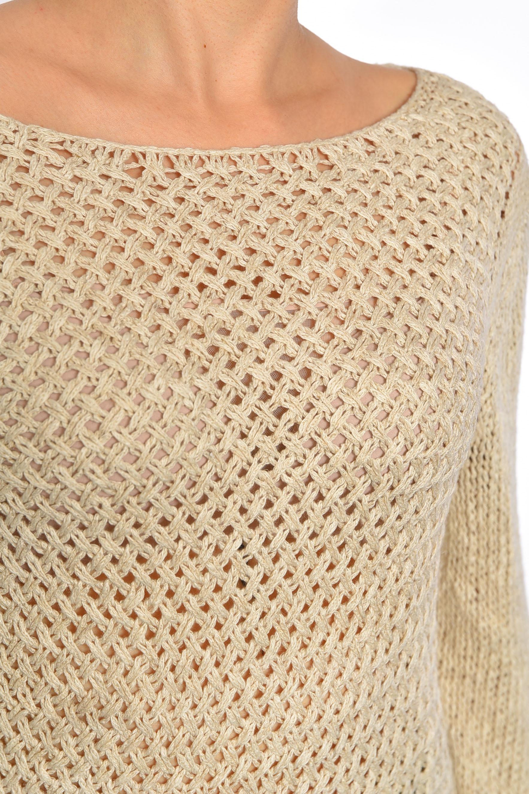 Свитер женский L Серый (187909) - фото 4 Свитер женский L Серый (187909) - фото 4