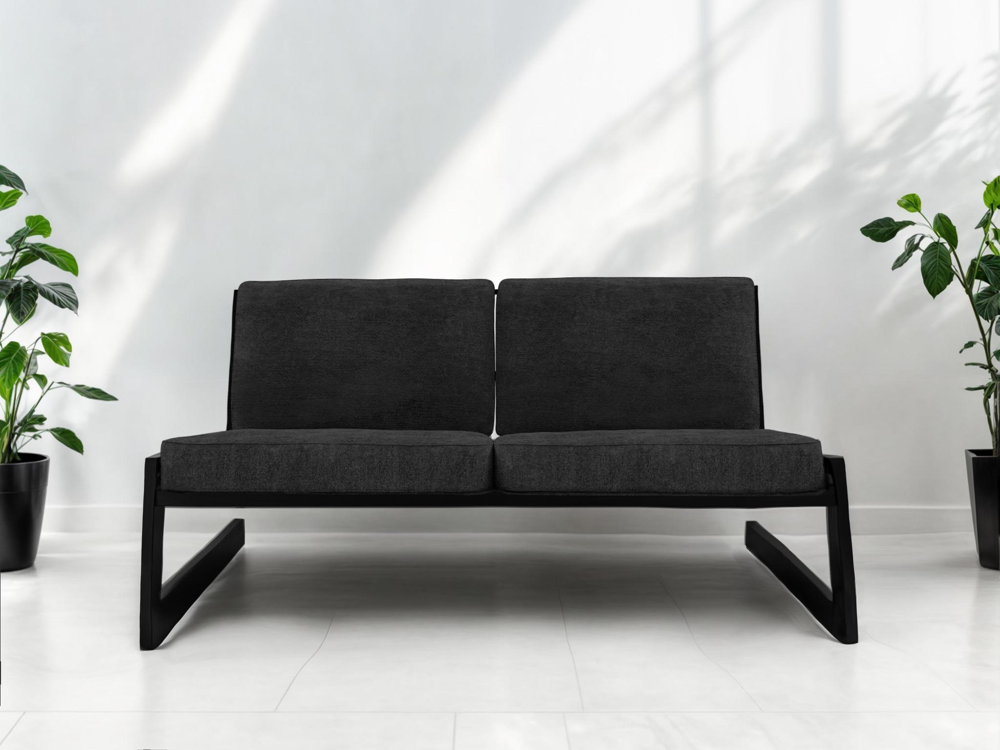 Диван металлический Tobi Sho Флекс DV6 с подушками 750х1560х700 мм рогожка 42/Темно-серый (DV069386) Диван металлический Tobi Sho Флекс DV6 с подушками 750х1560х700 мм рогожка 42/Темно-серый (DV069386)